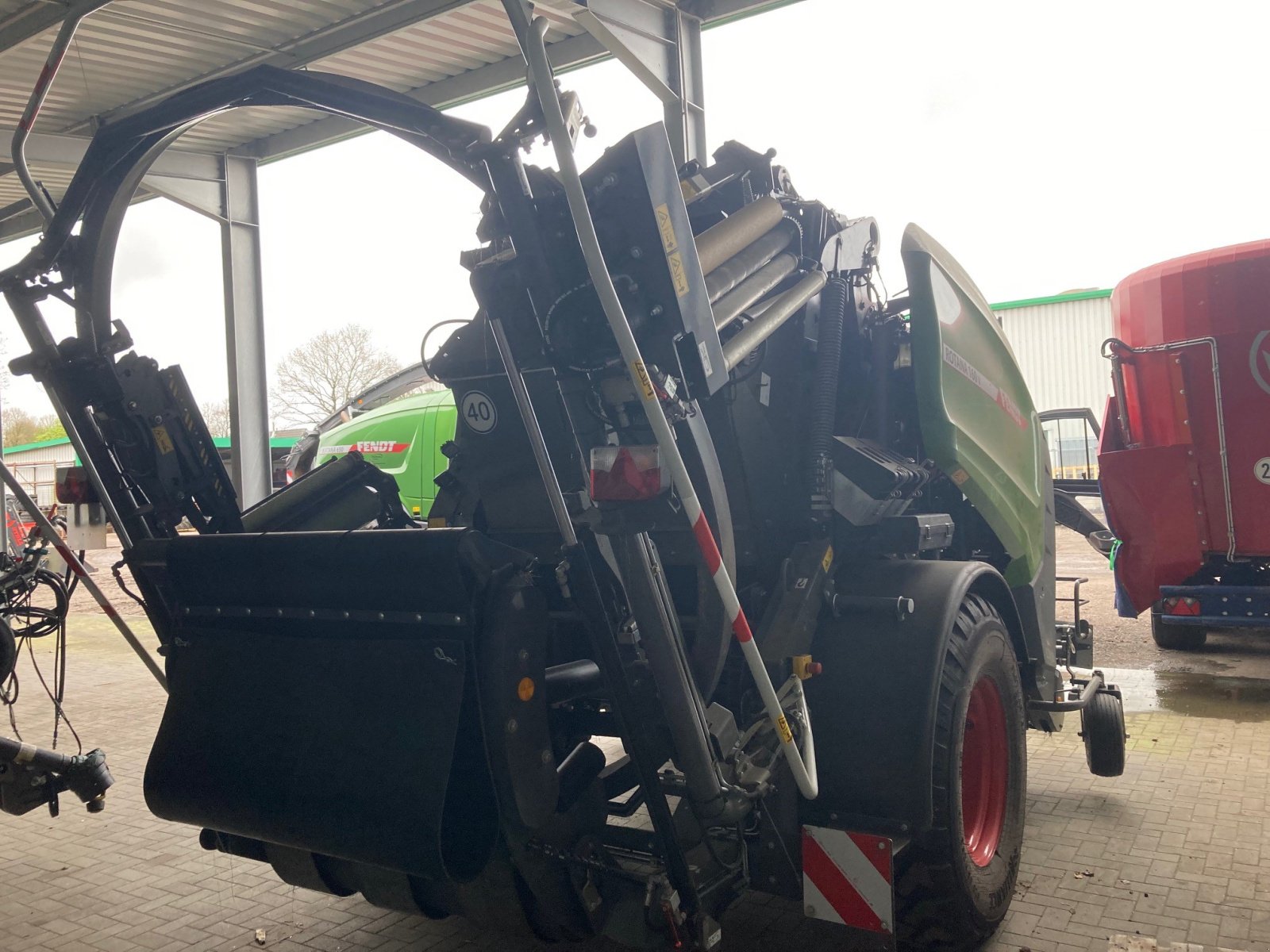 Press-/Wickelkombination van het type Fendt Rotana 160 V Combi, Gebrauchtmaschine in Husum (Foto 4)