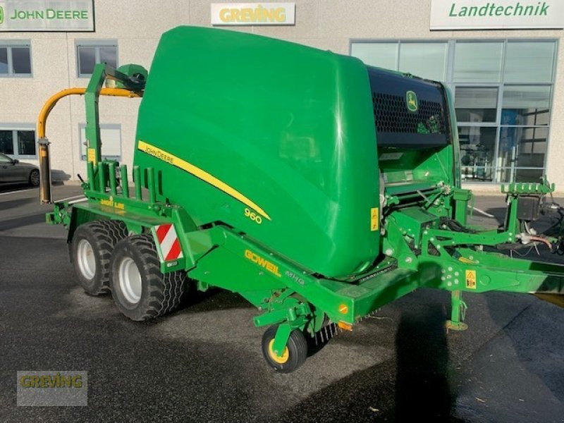 Press-/Wickelkombination Türe ait John Deere 960 mit Göweil, Gebrauchtmaschine içinde Euskirchen (resim 1)