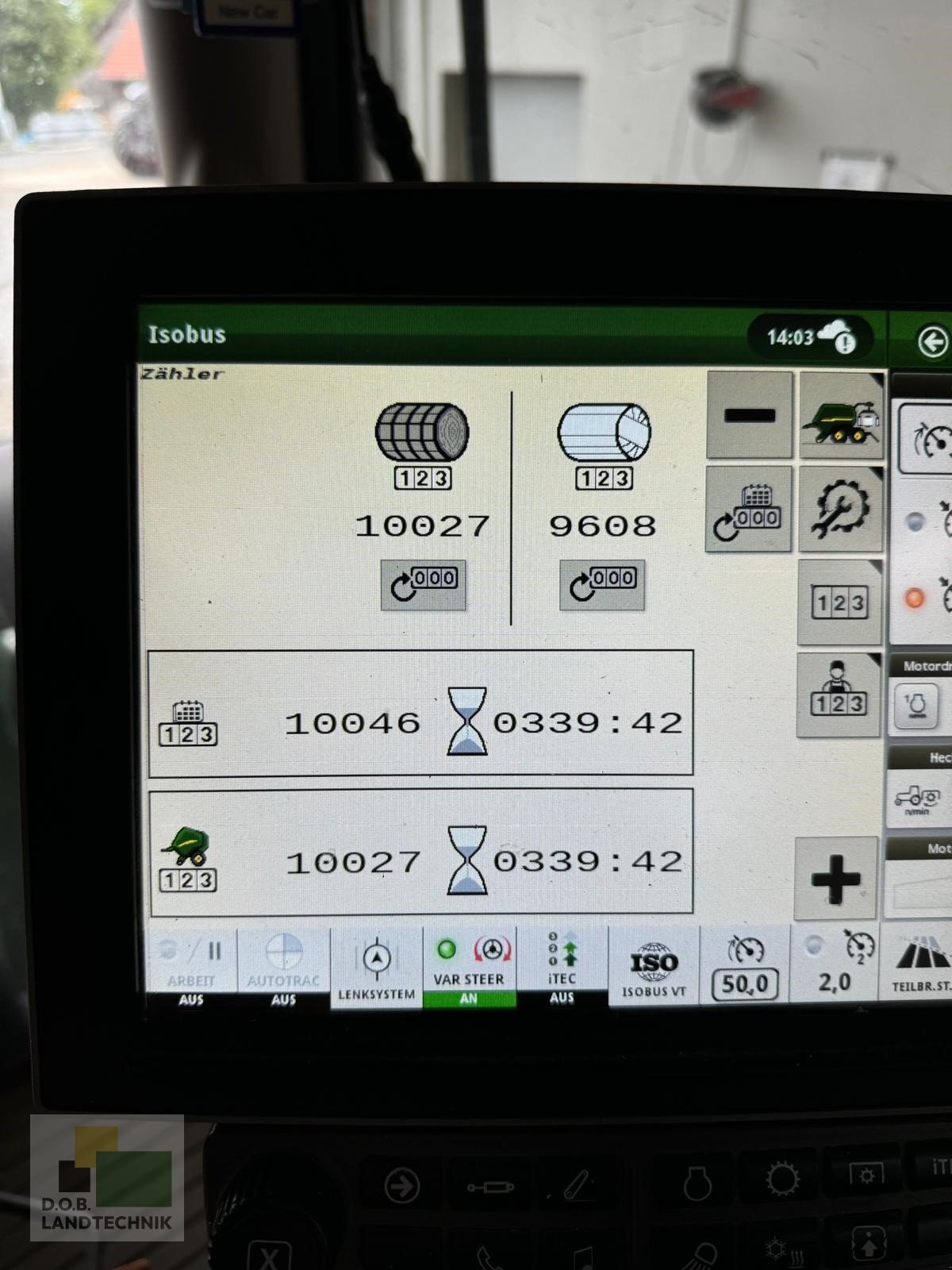 Press-/Wickelkombination des Typs John Deere C441 R, Gebrauchtmaschine in Lauterhofen (Bild 12)