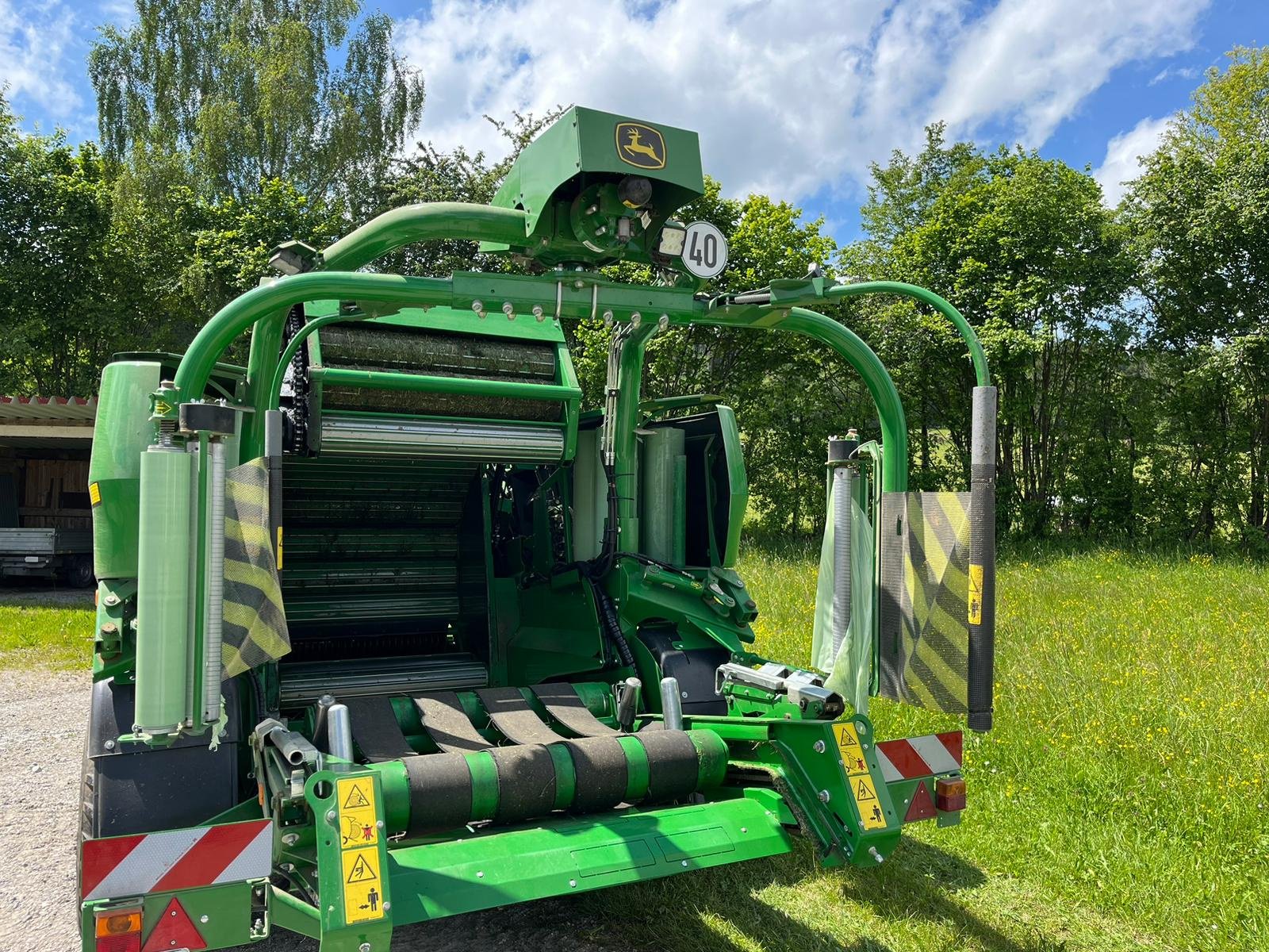 Press-/Wickelkombination des Typs John Deere C441 R, Gebrauchtmaschine in Günzach (Bild 9)