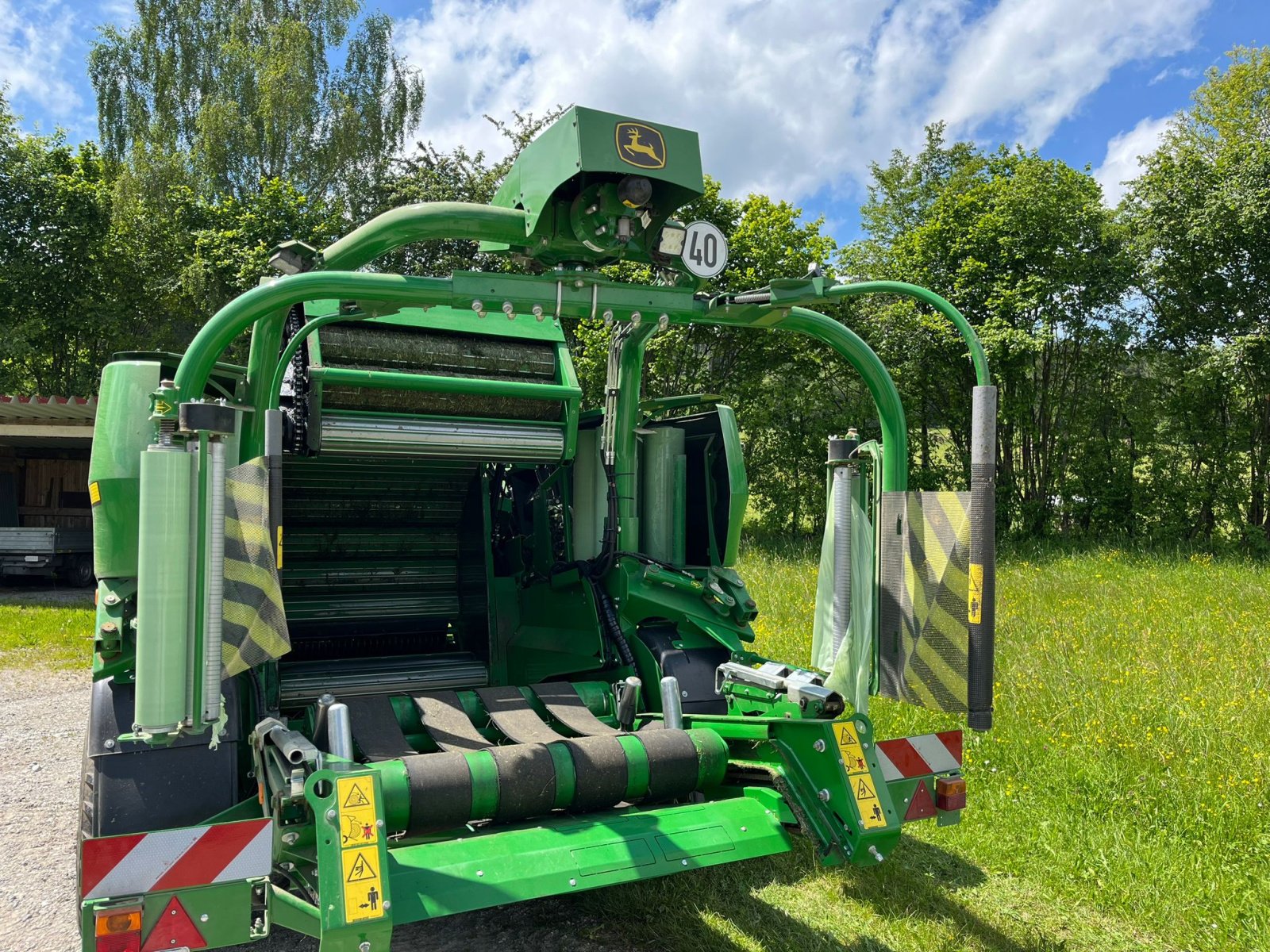 Press-/Wickelkombination des Typs John Deere C441R, Gebrauchtmaschine in Günzach (Bild 3)