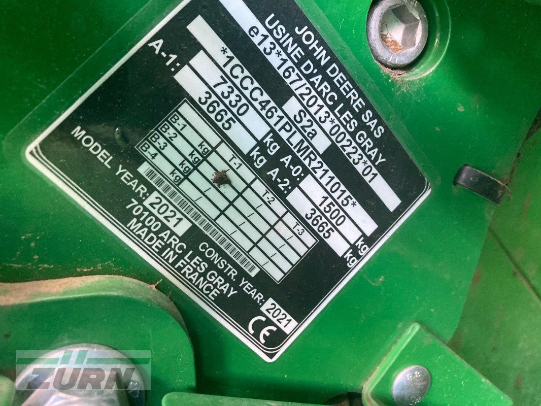 Press-/Wickelkombination типа John Deere C461R, Gebrauchtmaschine в Kanzach (Фотография 11)