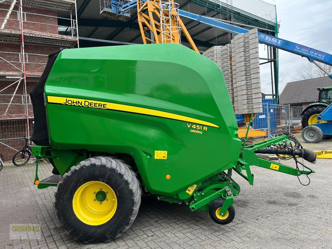 Press-/Wickelkombination typu John Deere V451R, Gebrauchtmaschine w Ahaus (Zdjęcie 4)