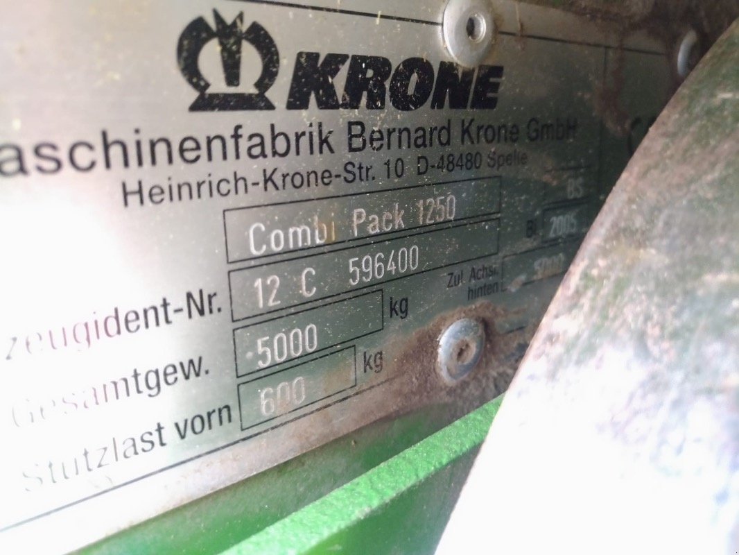 Press-/Wickelkombination tip Krone Combi Pack 1250 Multi-cut, Gebrauchtmaschine in Liebenwalde (Poză 3)