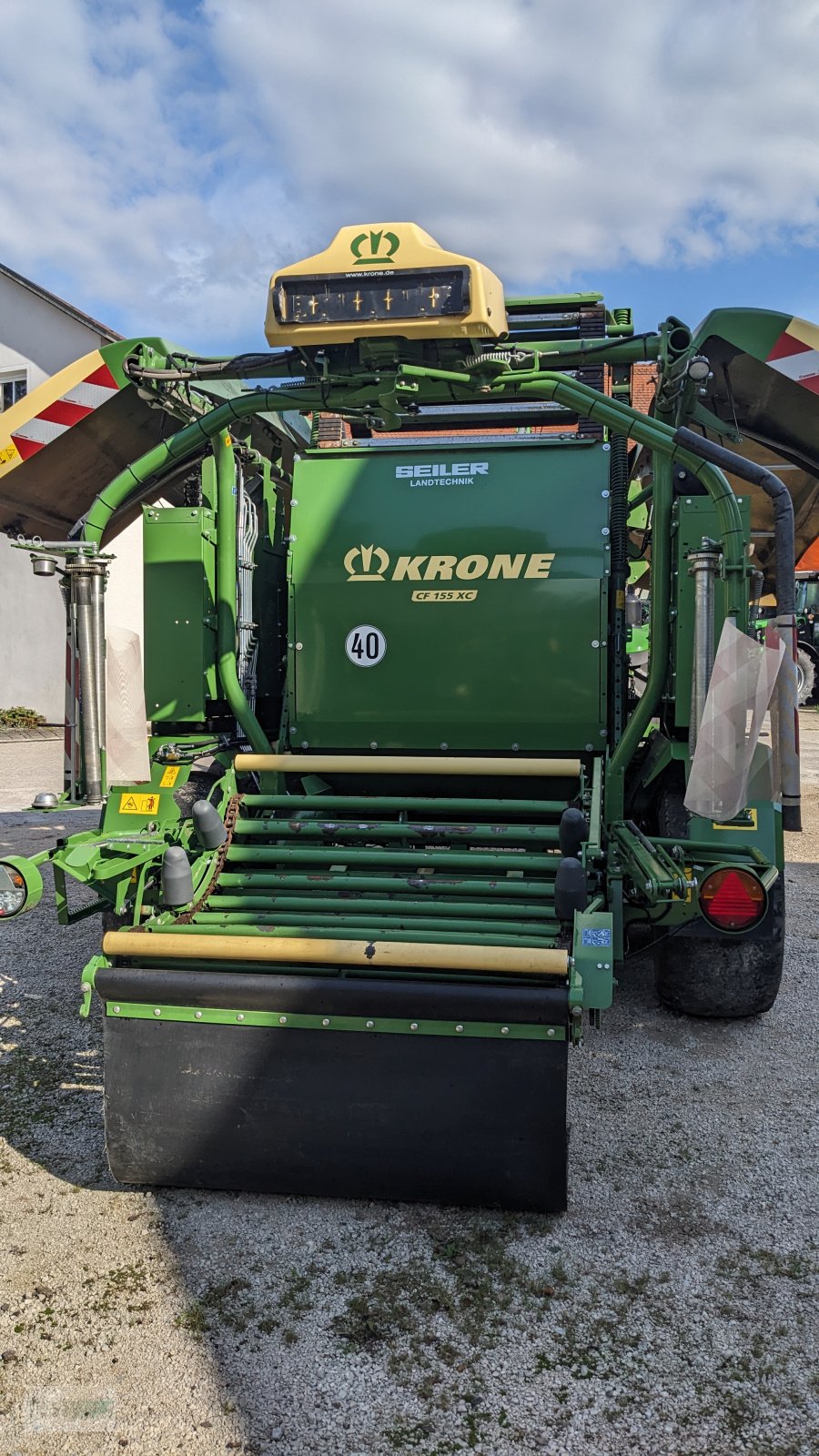 Press-/Wickelkombination del tipo Krone Comprima CF 155 XC, Gebrauchtmaschine In Abenberg (Immagine 8)