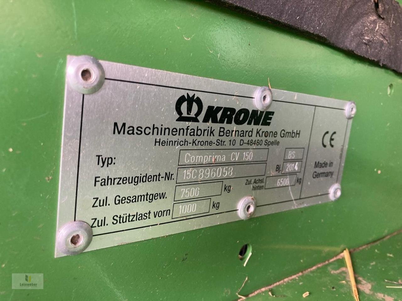 Press-/Wickelkombination typu Krone Comprima CV 150 XC, Gebrauchtmaschine w Neuhof - Dorfborn (Zdjęcie 8)