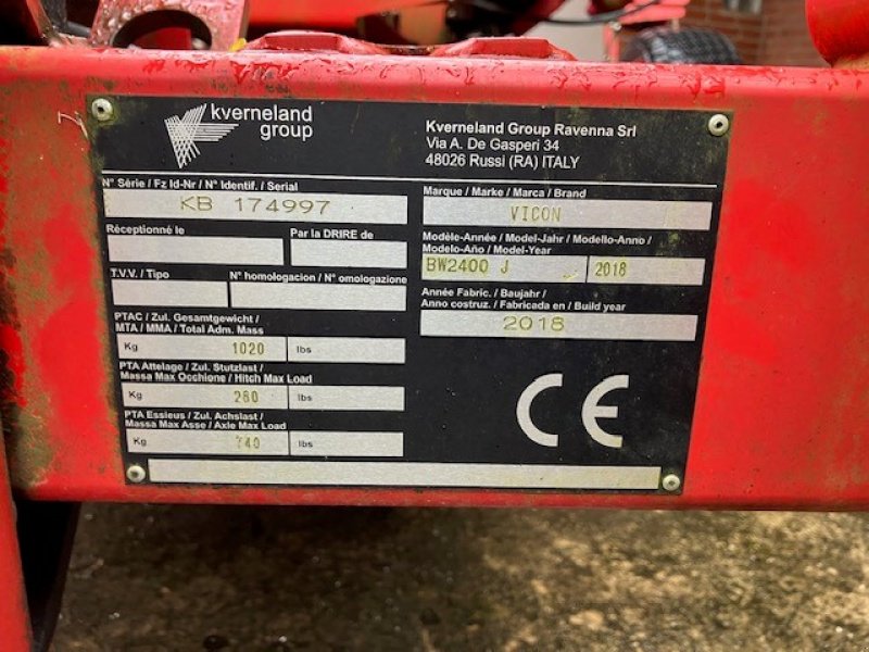 Press-/Wickelkombination от тип Vicon Ballenwickler BW 2400, Gebrauchtmaschine в Hillerse (Снимка 8)