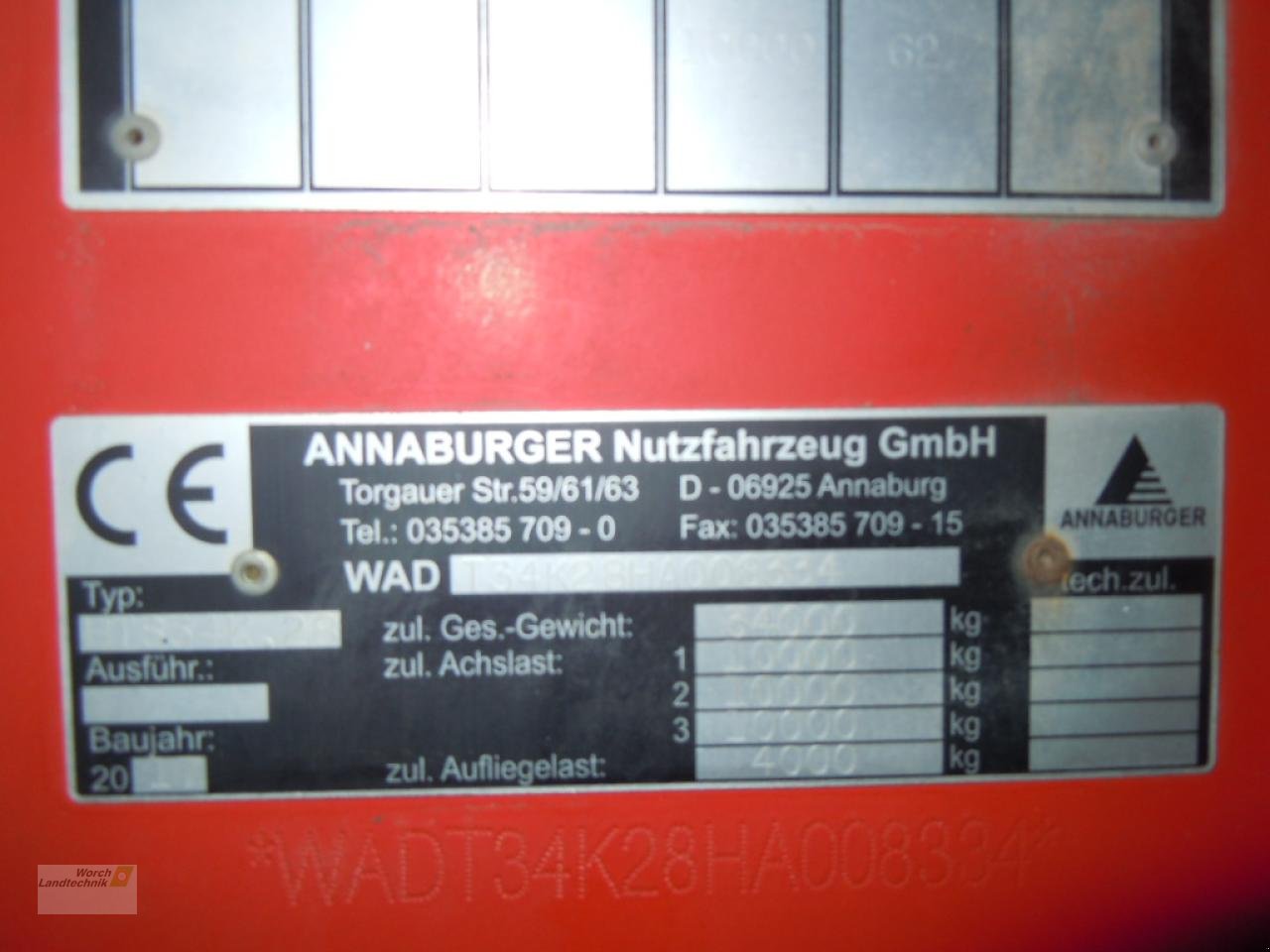 Pumpfass του τύπου Annaburger HTS 34 K28, Gebrauchtmaschine σε Schora (Φωτογραφία 14)
