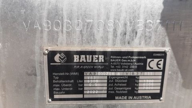 Pumpfass del tipo Bauer Bauer Vakuumfass V 83, Neumaschine en Bruck (Imagen 6)