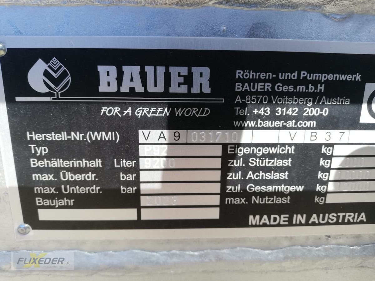 Pumpfass του τύπου Bauer Blitz P92, Gebrauchtmaschine σε Pattigham (Φωτογραφία 11)