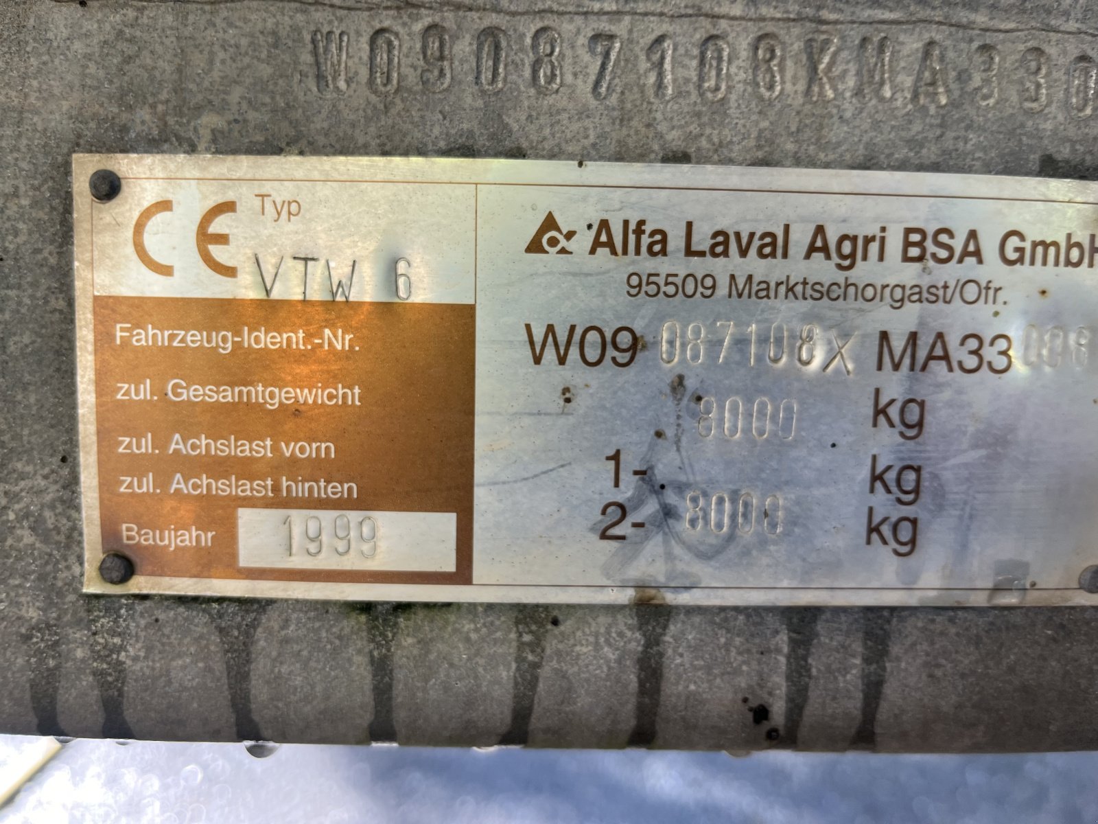 Pumpfass typu BSA VTW 7, Gebrauchtmaschine w Donaueschingen (Zdjęcie 3)