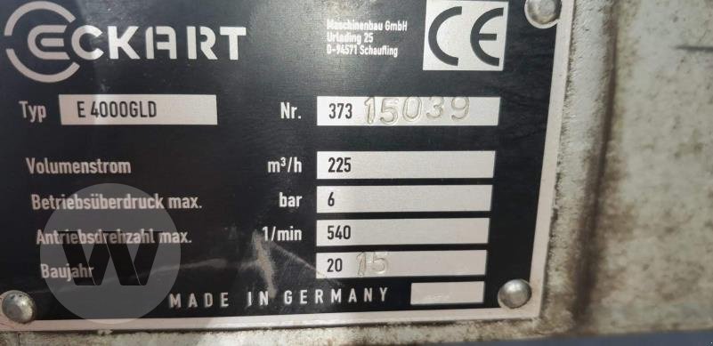 Pumpfass typu Eckart 12.500 POLYESTER LUPUSLINE, Gebrauchtmaschine v Husum (Obrázek 10)