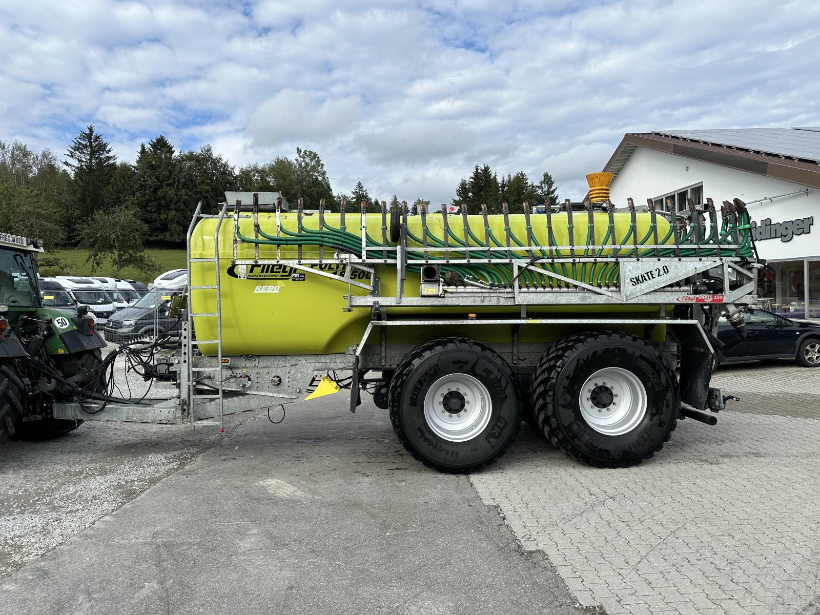 Pumpfass du type Fliegl HFW 18500 Unfall, Gebrauchtmaschine en Neureichenau (Photo 3)