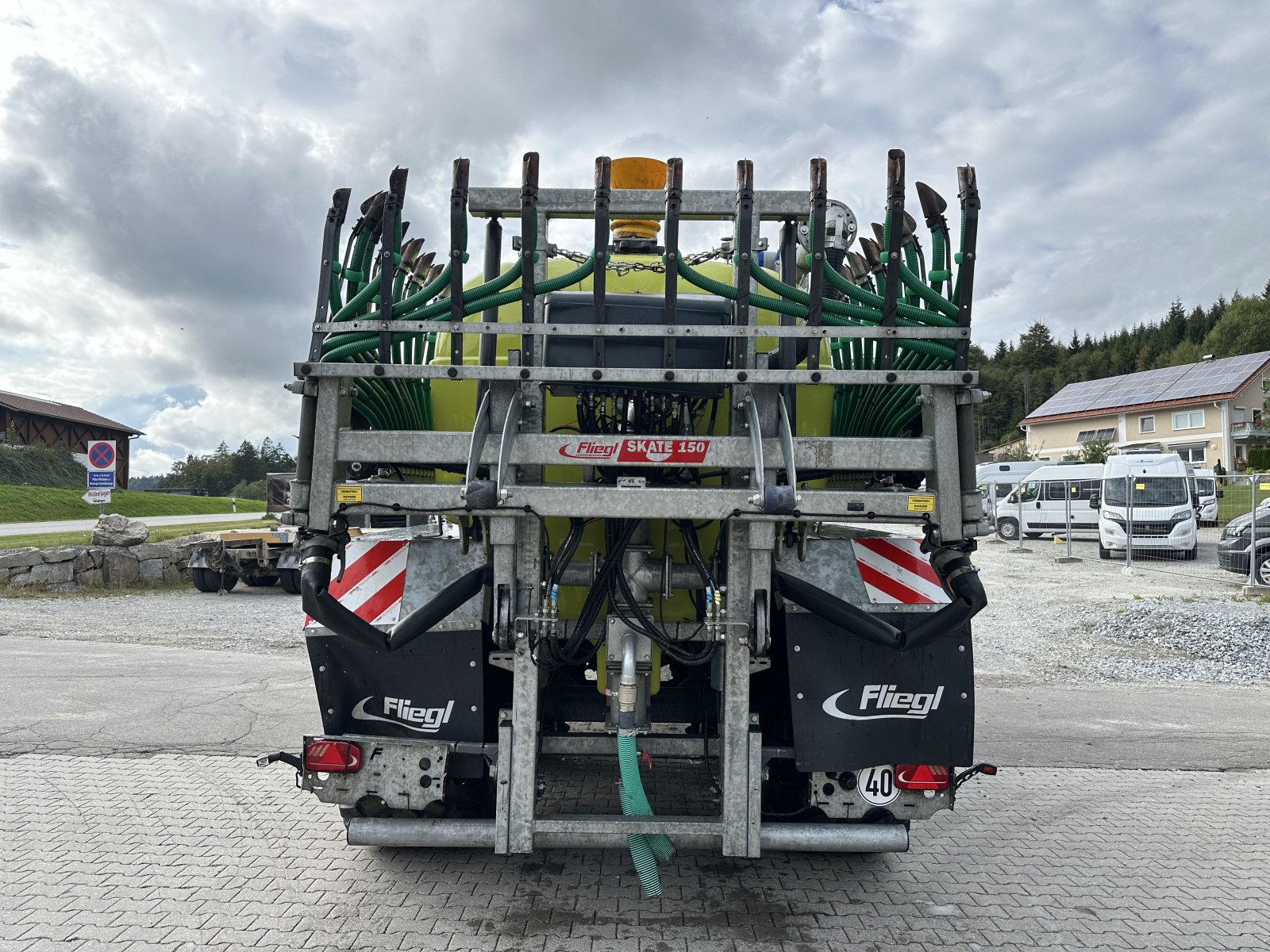 Pumpfass van het type Fliegl HFW 18500 Unfall, Gebrauchtmaschine in Neureichenau (Foto 5)