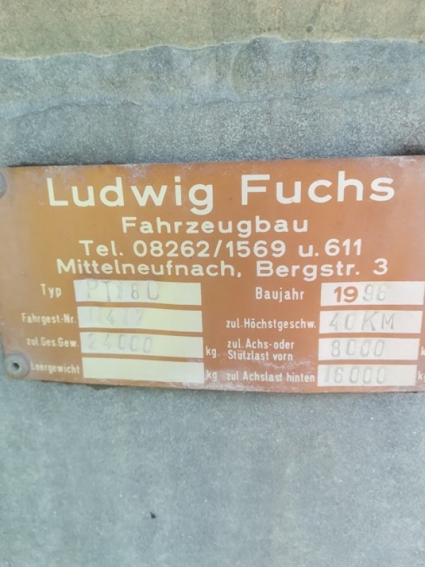 Pumpfass za tip Fuchs PT 18, Gebrauchtmaschine u München (Slika 2)