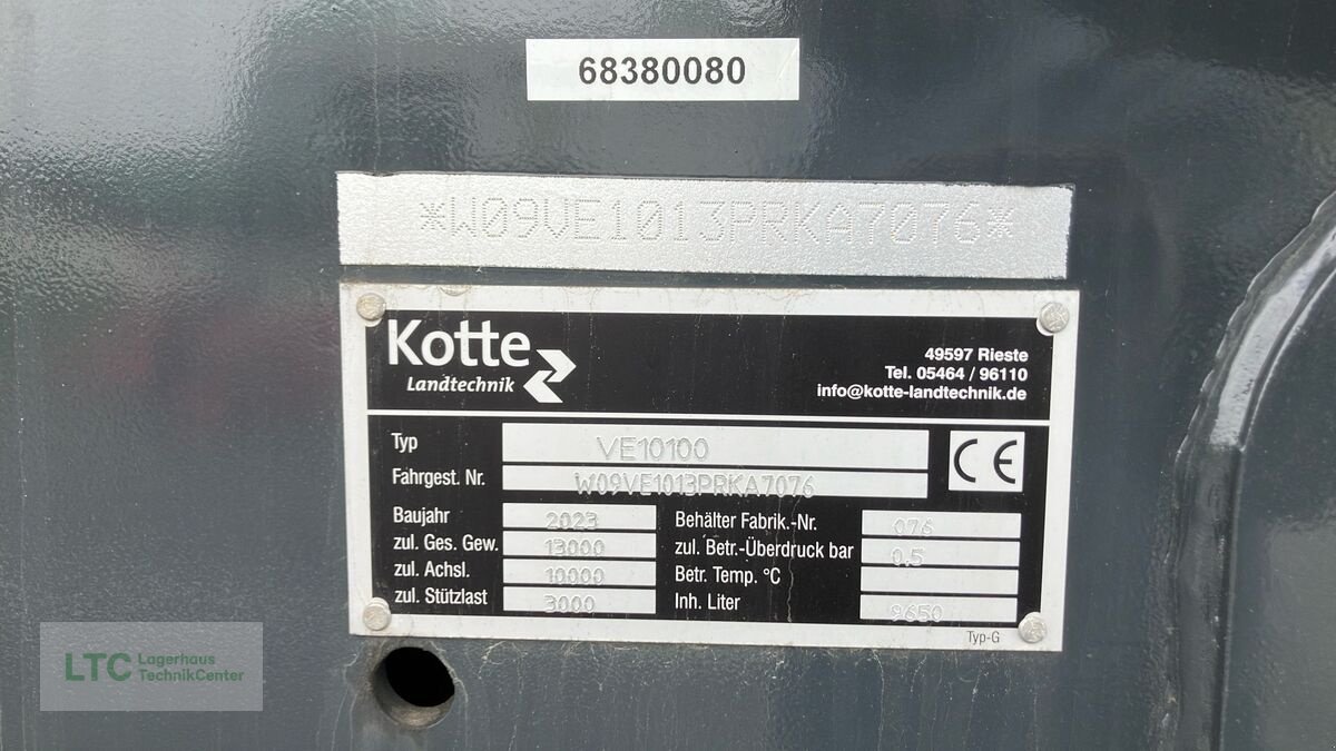 Pumpfass a típus Garant Kotte VE10100, Neumaschine ekkor: Redlham (Kép 17)