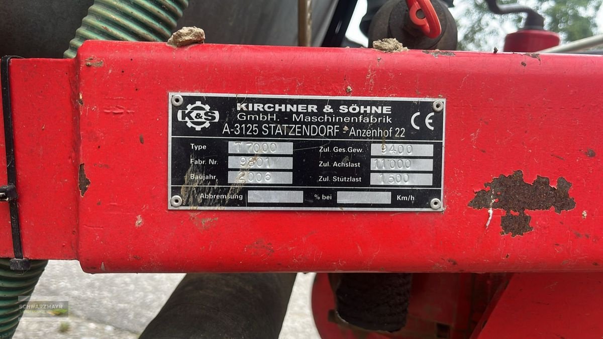 Pumpfass типа Kirchner T 7000, Gebrauchtmaschine в Aurolzmünster (Фотография 4)