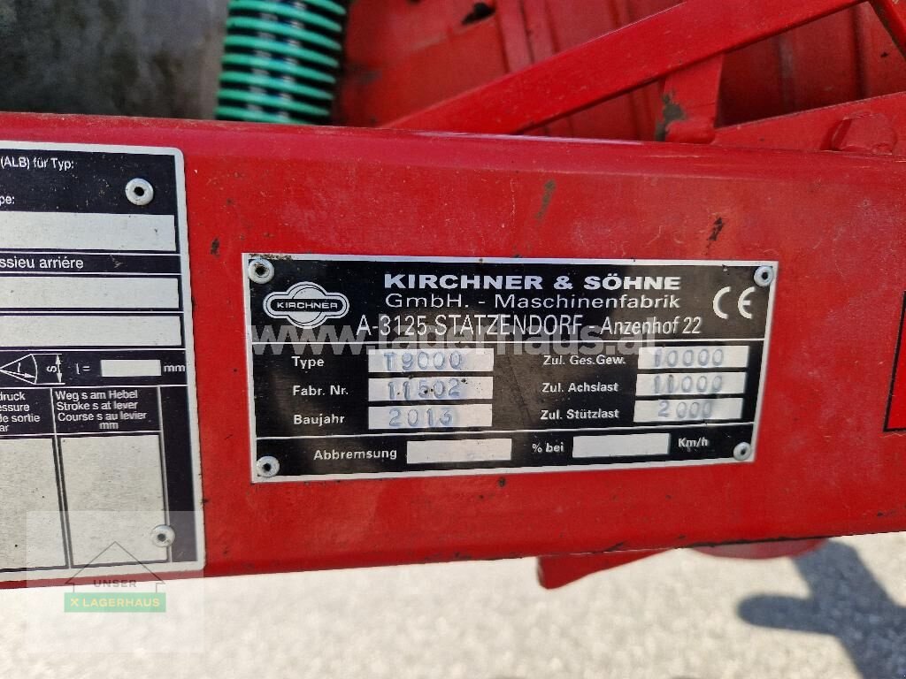 Pumpfass типа Kirchner T9000, Gebrauchtmaschine в Amstetten (Фотография 13)