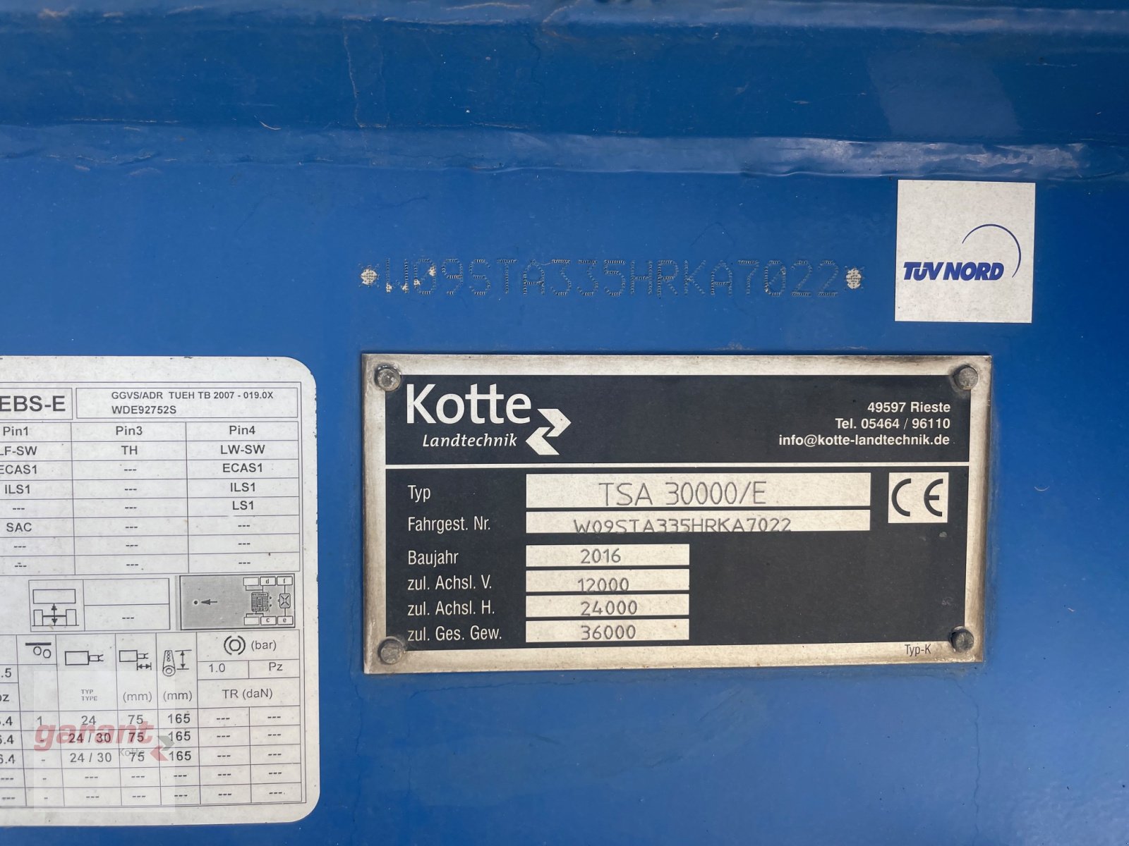 Pumpfass tip Kotte TSA 30000 E, Gebrauchtmaschine in Lemgo (Poză 16)