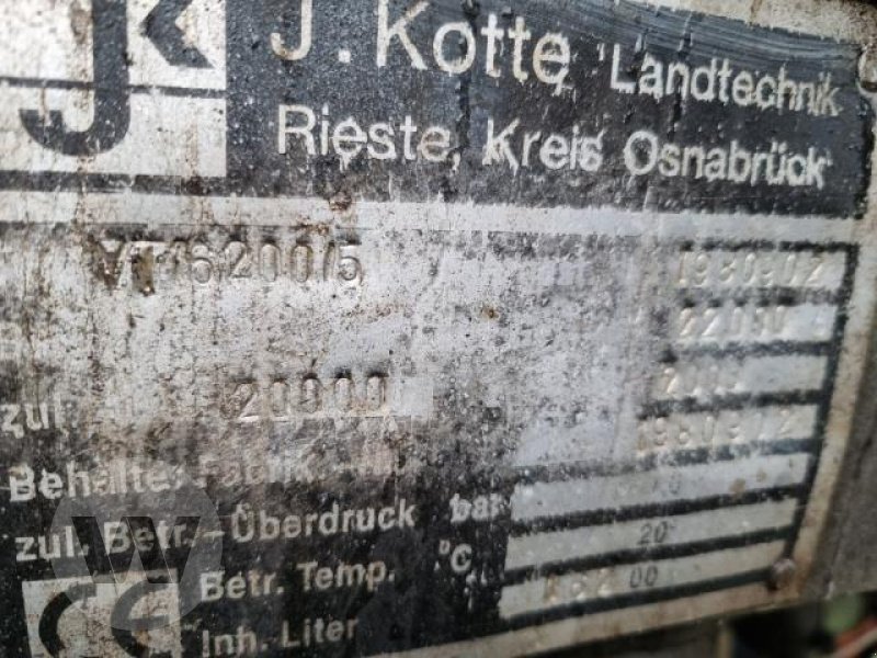 Pumpfass des Typs Kotte VT 16200, Gebrauchtmaschine in Börm (Bild 4)