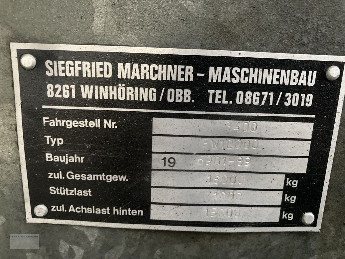 Pumpfass za tip Marchner FW12000, Gebrauchtmaschine u Erlbach (Slika 9)