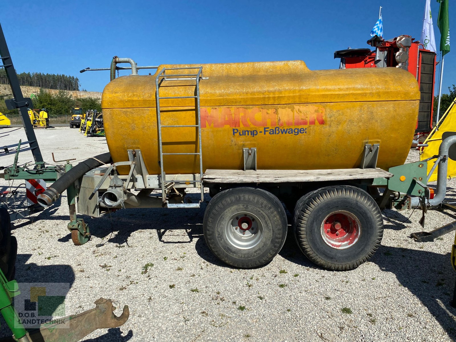 Pumpfass van het type Marchner Tandem 7.000 Liter, Gebrauchtmaschine in Lauterhofen (Foto 4)