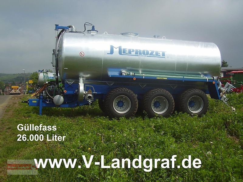 Pumpfass van het type Meprozet PN 260 Güllefass 26000L Tridem, Neumaschine in Ostheim/Rhön (Foto 1)