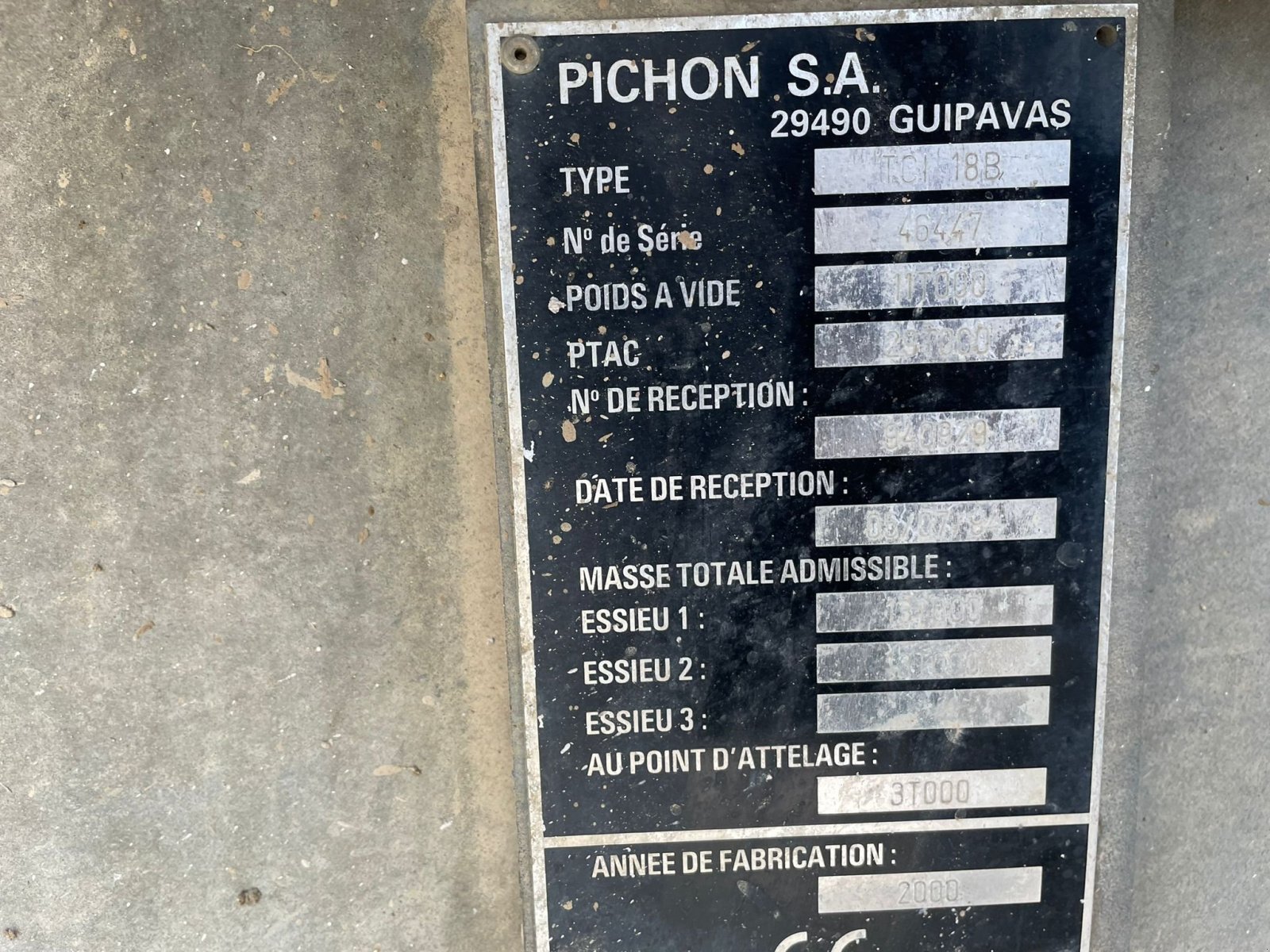 Pumpfass tip Pichon TCI18B, Gebrauchtmaschine in Trun (Poză 2)