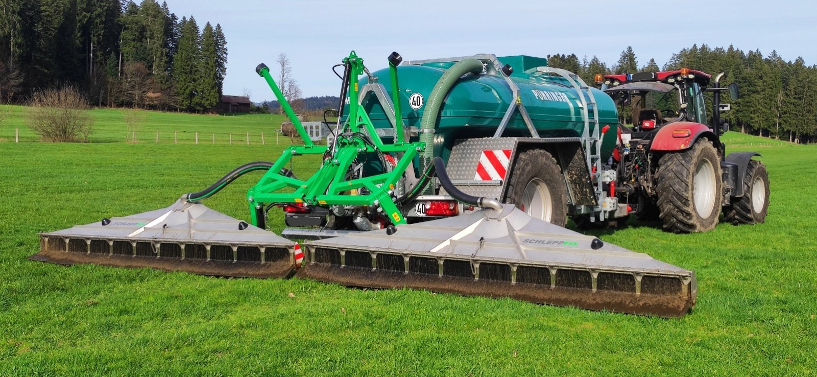 Pumpfass del tipo Pühringer 10500 l Güllefass mit Schleppfix Verteiler, Gebrauchtmaschine en Grünenbach (Imagen 3)