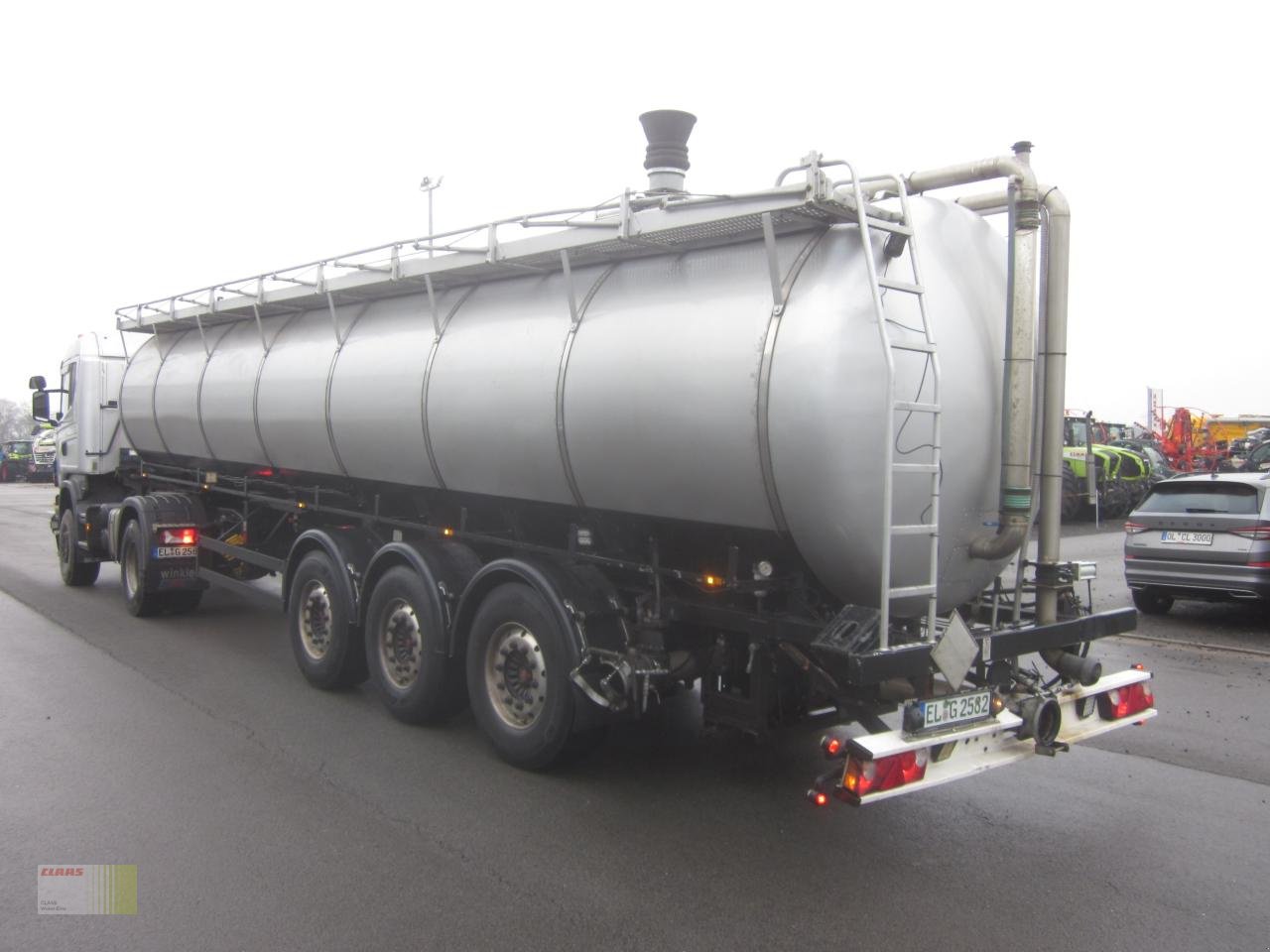 Pumpfass del tipo Sonstige HENDRICKS 30 cbm, Tanksattelauflieger, Zubringer, Gülletransporter, Transportfass, Edelstahl, Gebrauchtmaschine en Molbergen (Imagen 2)