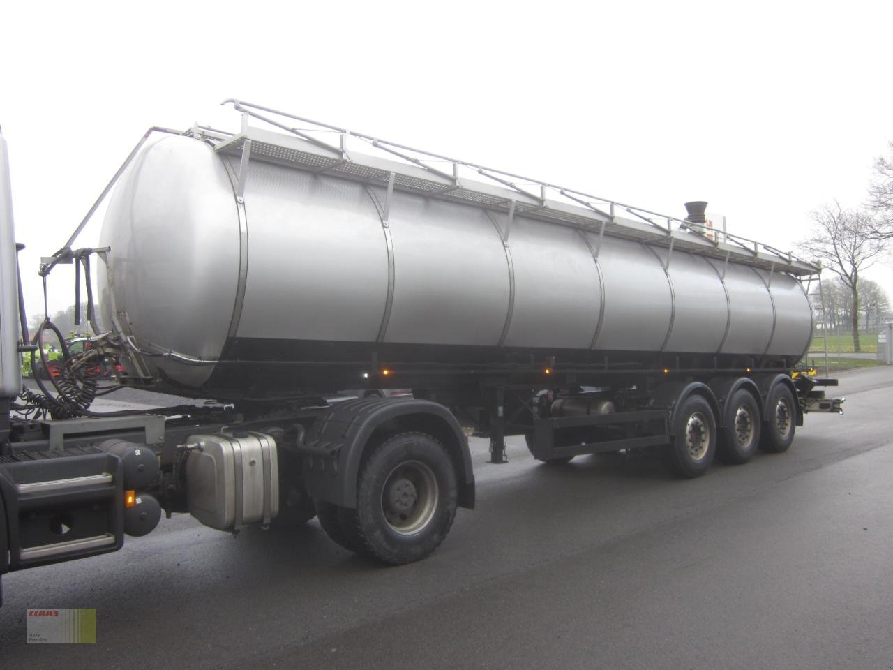 Pumpfass del tipo Sonstige HENDRICKS 30 cbm, Tanksattelauflieger, Zubringer, Gülletransporter, Transportfass, Edelstahl, Gebrauchtmaschine en Molbergen (Imagen 3)