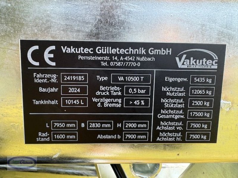 Pumpfass du type Vakutec VA 10.500, Neumaschine en Münzkirchen (Photo 16)