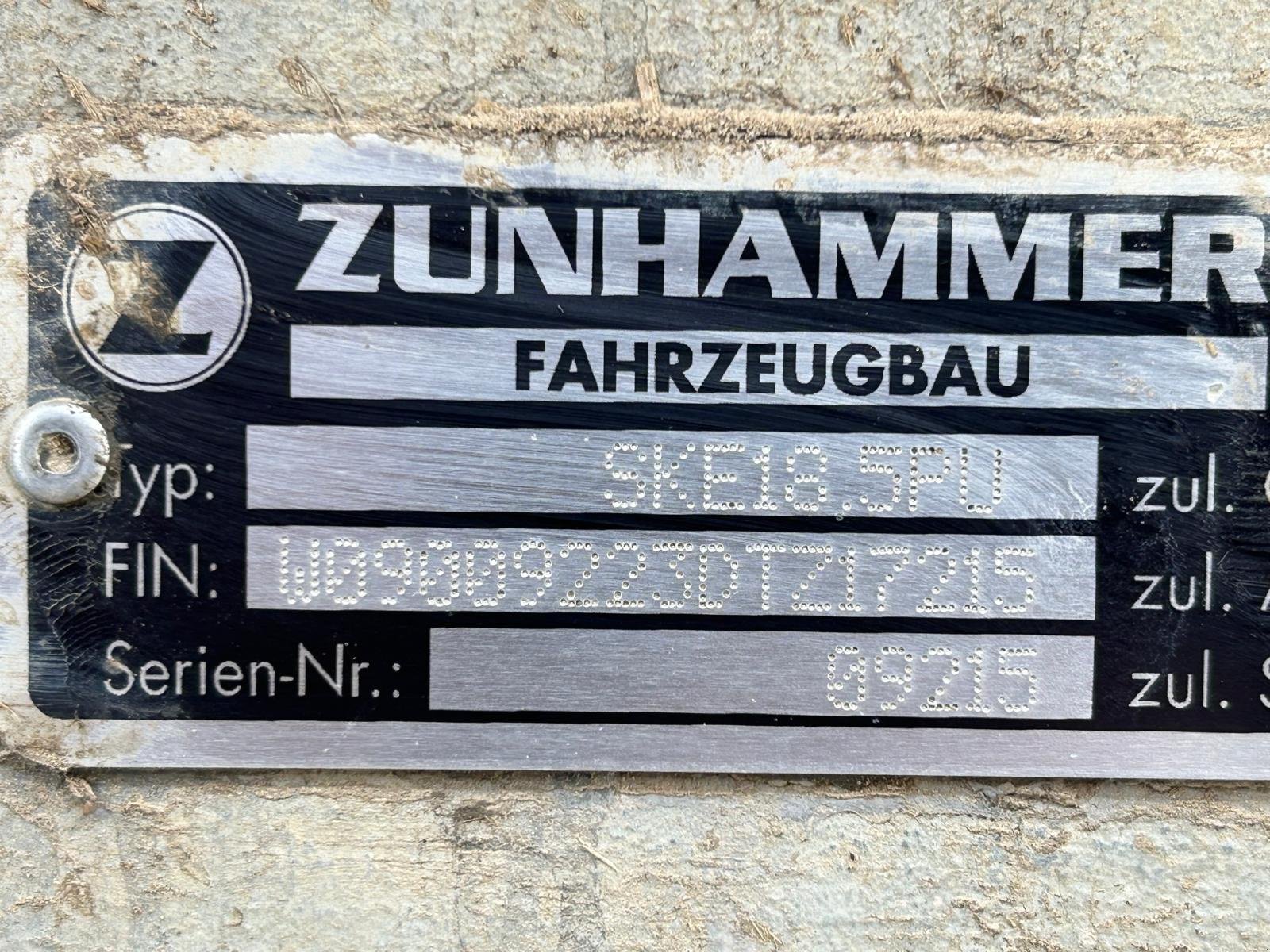 Pumpfass типа Zunhammer SKE 18,5 PU, Gebrauchtmaschine в Ohrenbach (Фотография 15)