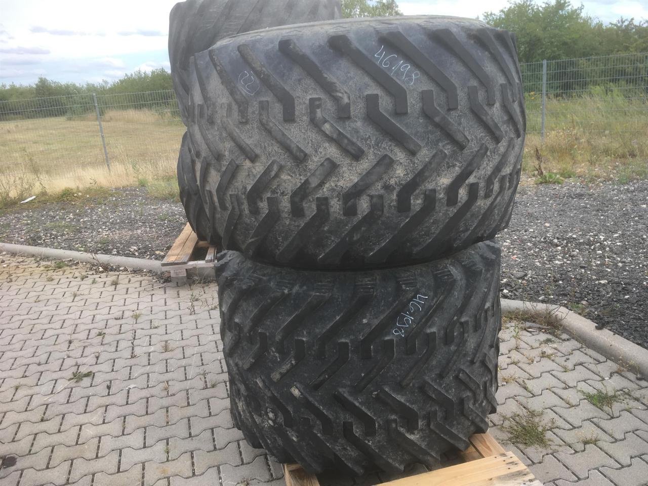 Rad Türe ait GoodYear 48x3100-20NHS x2, Gebrauchtmaschine içinde Zweibrücken (resim 1)