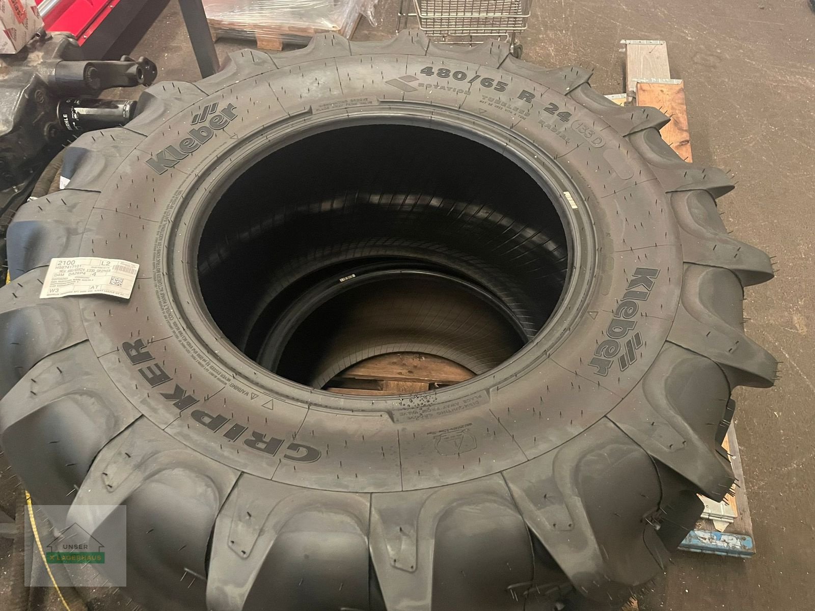 Rad des Typs Kleber Gripker 480/65R24, Neumaschine in Mattersburg (Bild 6)