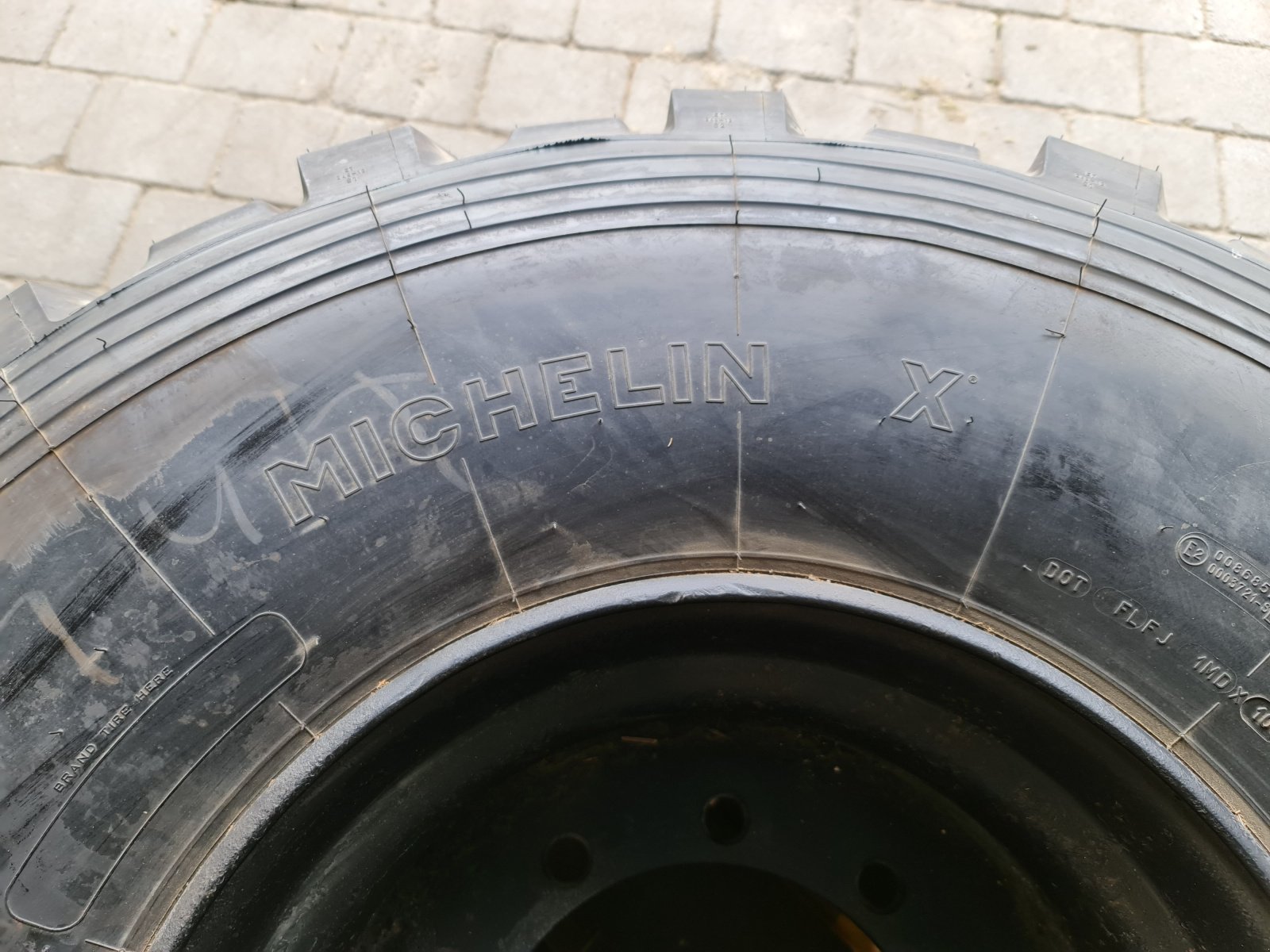 Rad tip Michelin 525/65 R20.5 XS Reifen mit Felge für Krampe Muldenkipper, Kröger, etc., Gebrauchtmaschine in Großschönbrunn (Poză 6)