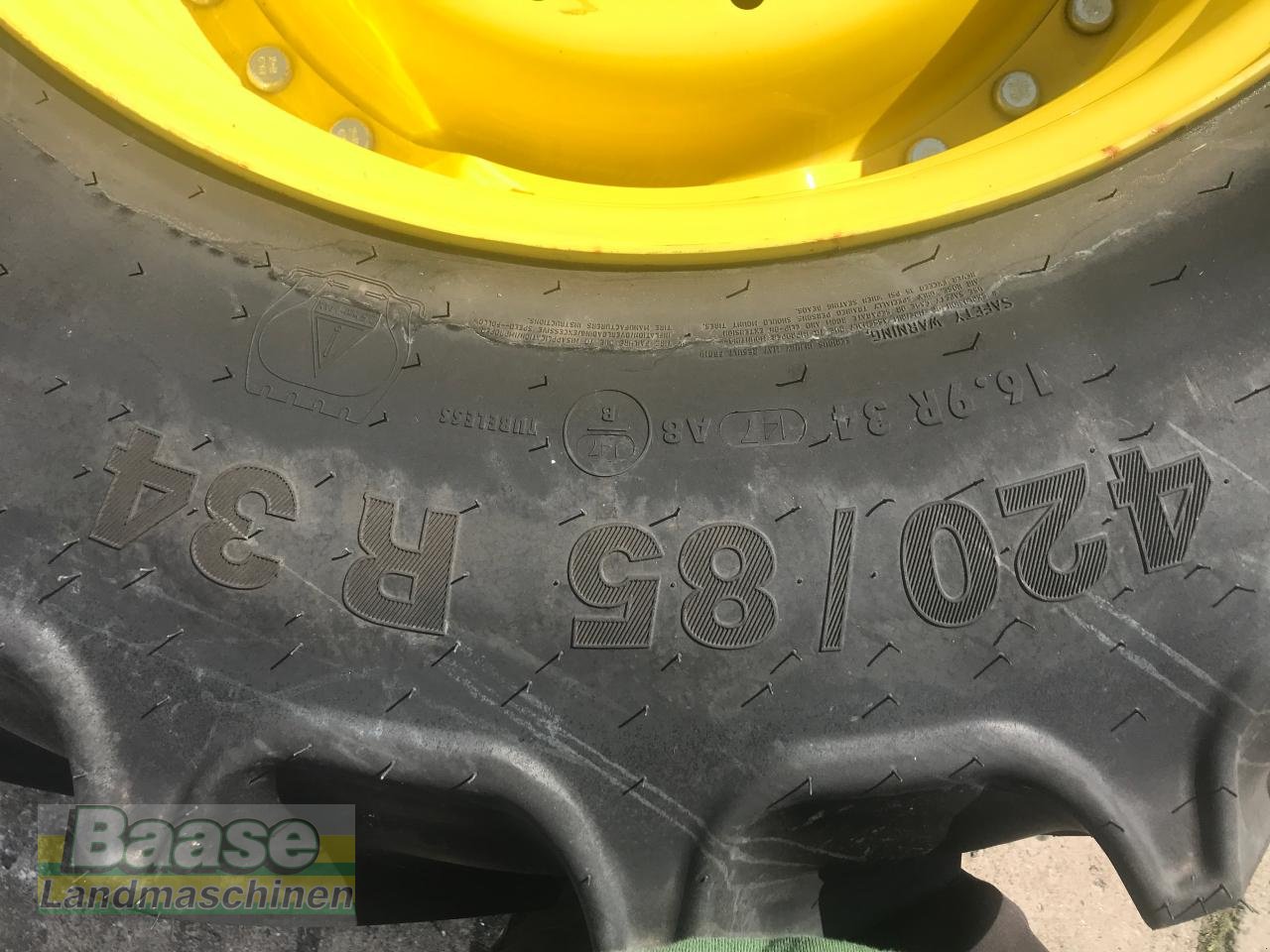 Rad Türe ait Mitas 420/85 R34 AC 85, Gebrauchtmaschine içinde Holthof (resim 3)