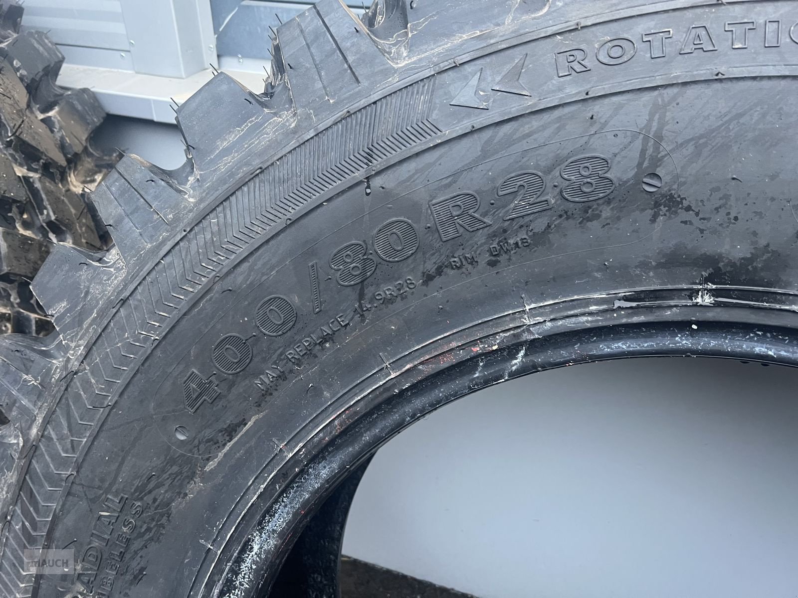 Rad του τύπου Nokian Reifen 400/80R28, 1 Paar, Neumaschine σε Eben (Φωτογραφία 2)