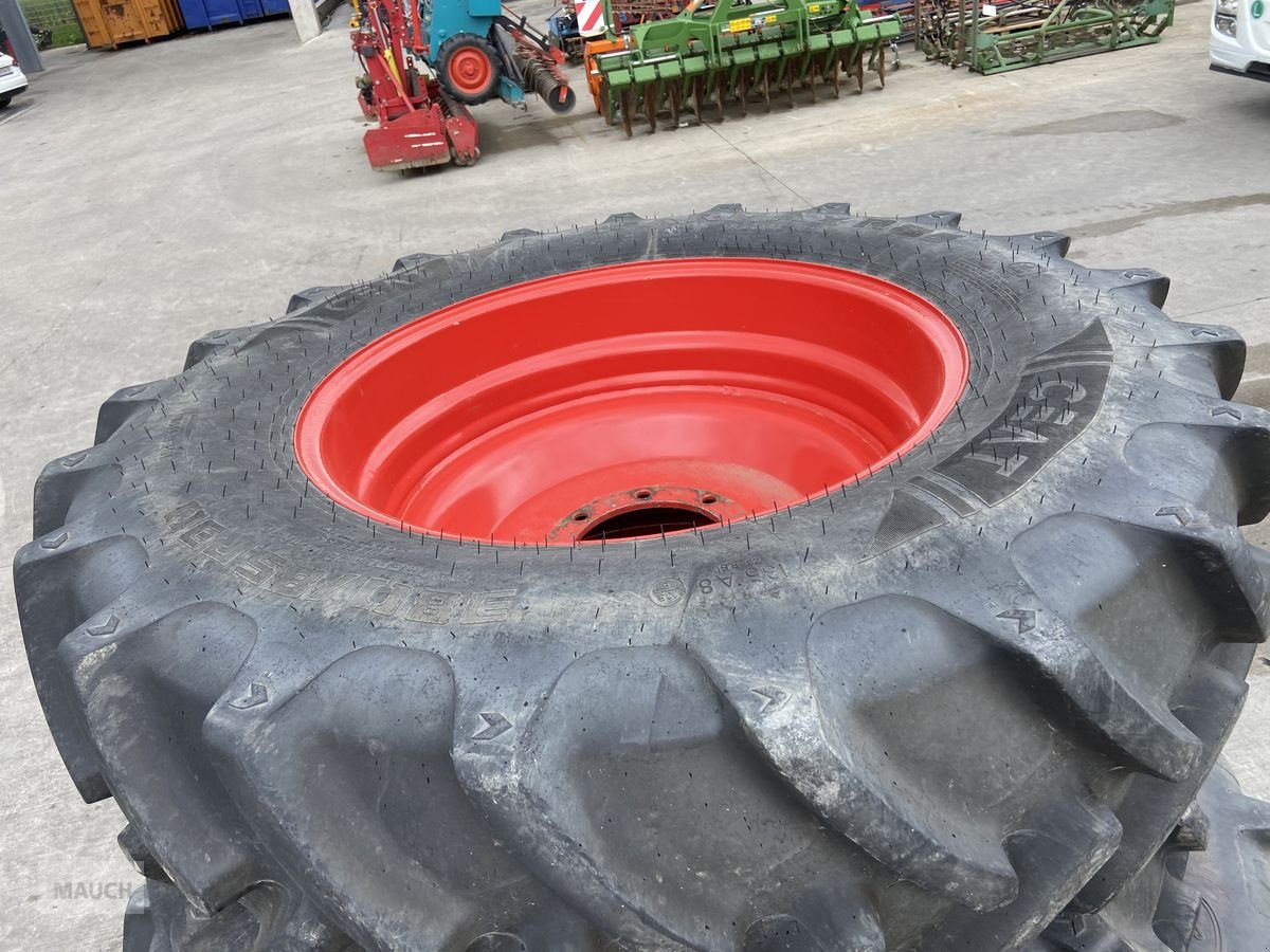 Rad Türe ait Sonstige 380/85R30 + 420/80R46 für Fendt 500 S4, Gebrauchtmaschine içinde Burgkirchen (resim 6)