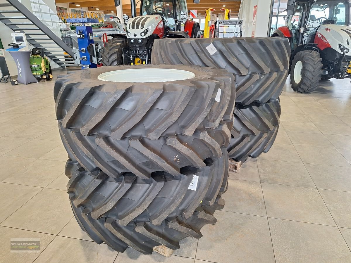 Rad Türe ait Trelleborg 710/60R38+600/60R28 Kompletträder, Neumaschine içinde Gampern (resim 4)