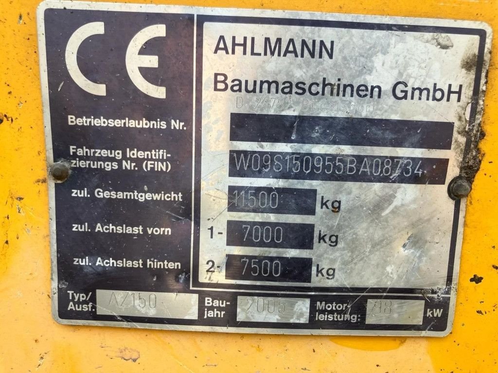 Radlader от тип Ahlmann AZ 150 Shovel Loader Wiellader, Gebrauchtmaschine в Lunteren (Снимка 5)