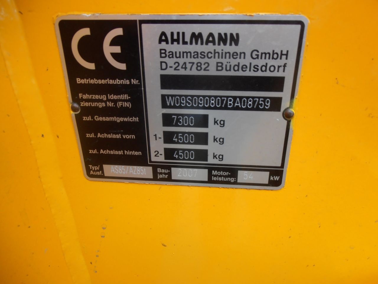 Radlader van het type Ahlmann AZ 85, Gebrauchtmaschine in Kerkdriel (Foto 10)