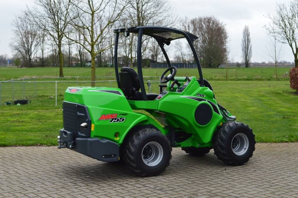 Radlader del tipo Avant 755i TDL Kniklader/Shovel, Neumaschine en Erichem (Imagen 8)