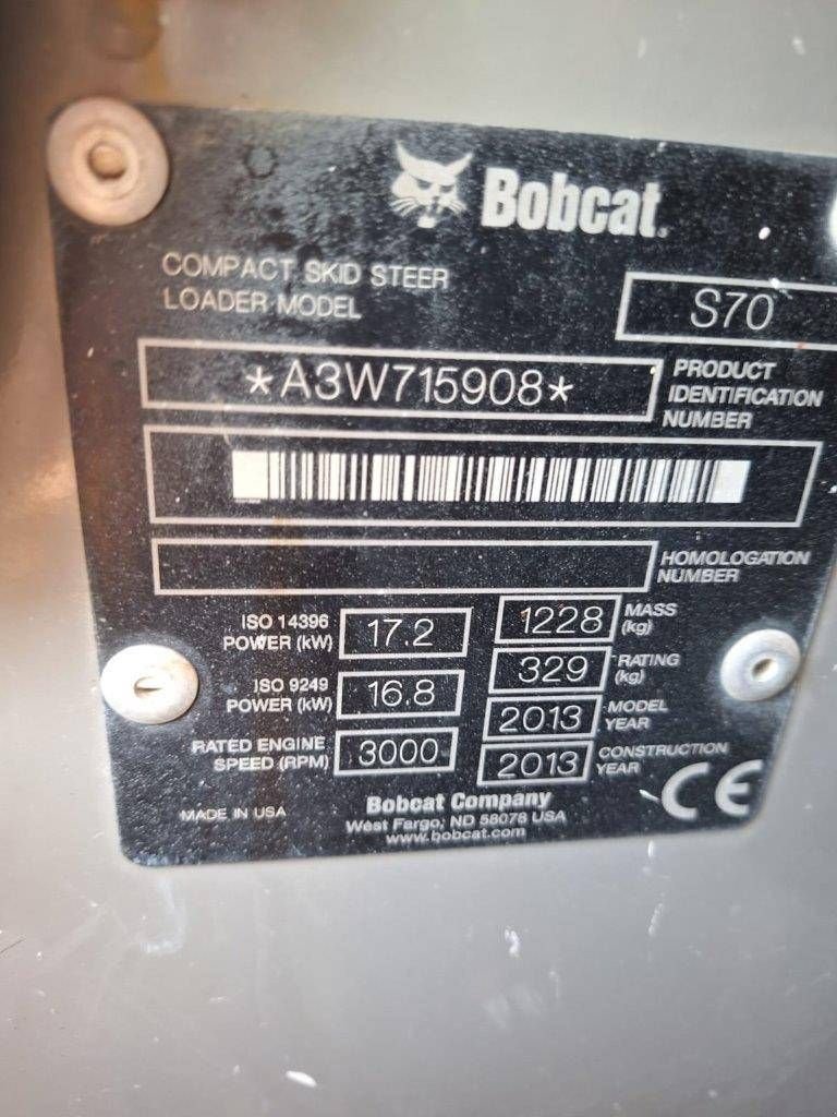 Radlader от тип Bobcat S70, Gebrauchtmaschine в Antwerpen (Снимка 10)