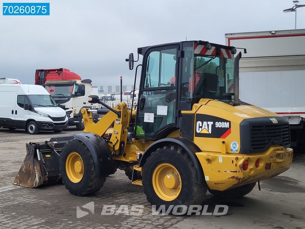 Radlader des Typs Caterpillar 908 M BUCKET AND FORKS, Gebrauchtmaschine in Veghel (Bild 3)