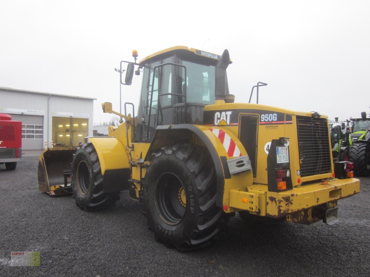 Radlader du type Caterpillar 950 G Series II, 40 km/h, Klima, Zentralschmierung, PFREUNDT Waage, Schaufel, Palettengabel, Gebrauchtmaschine en Westerstede (Photo 3)