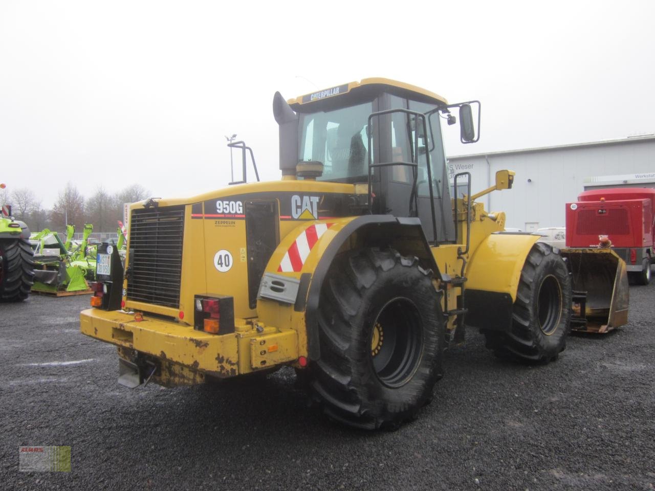 Radlader du type Caterpillar 950 G Series II, 40 km/h, Klima, Zentralschmierung, PFREUNDT Waage, Schaufel, Palettengabel, Gebrauchtmaschine en Westerstede (Photo 4)