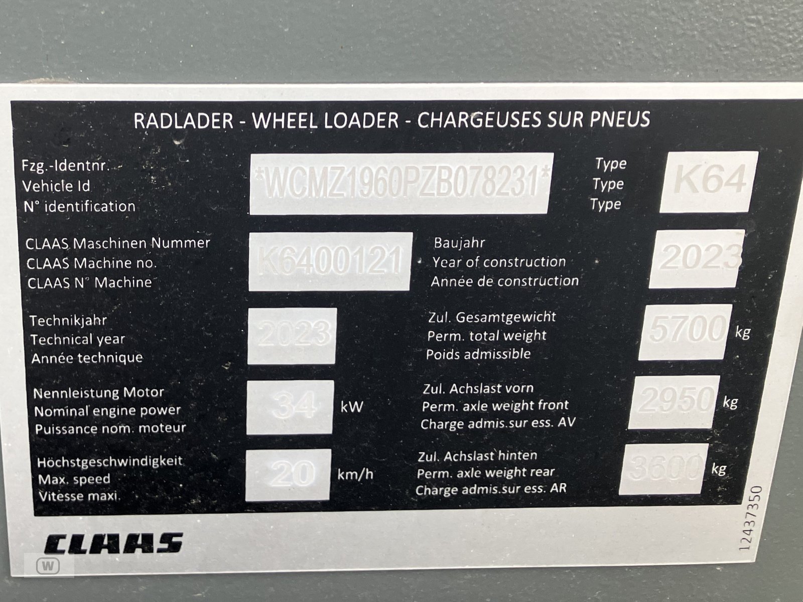 Radlader του τύπου CLAAS Torion 530, Neumaschine σε Zell an der Pram (Φωτογραφία 14)