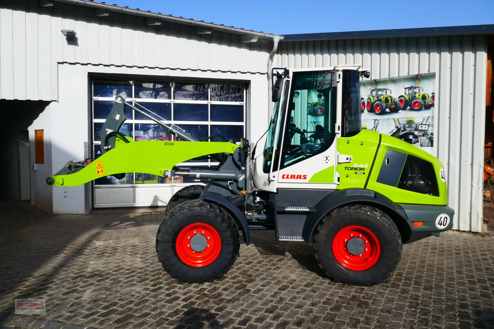 Radlader tip CLAAS Torion 644 Sinus - eingesetzte Vorführmaschine, Neumaschine in Dorfen (Poză 9)