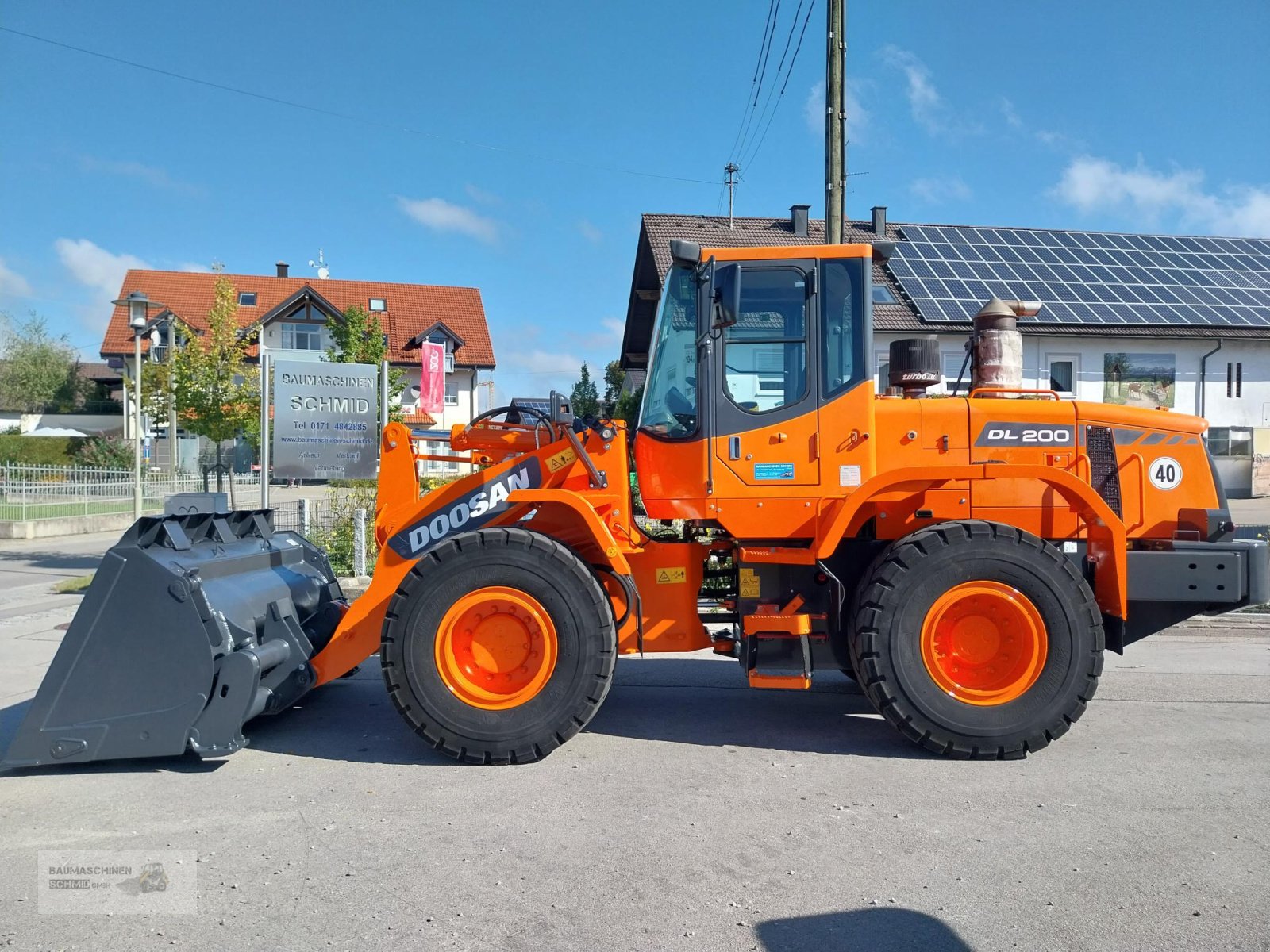 Radlader des Typs Doosan DL 200, Gebrauchtmaschine in Stetten (Bild 1)